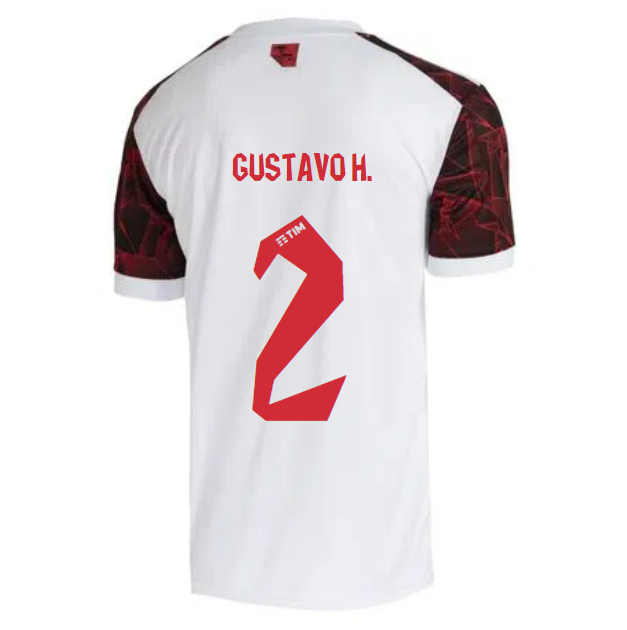 2021/22 Flamengo Away Kit Soccer Jersey GUSTAVO H. #2